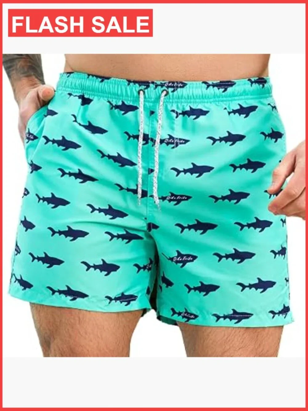 Men's Quick Dry Swim Trunks - 5